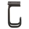 Safco Table Hooks, 1.25 x 1.75 x 3.25, Black, 24PK 2255BL